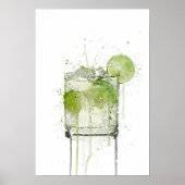 Caipirinha Cocktail Poster (Vorne)