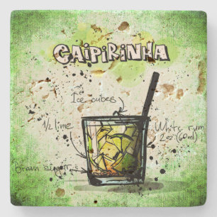 Caipirinha Drink Rezept Steinuntersetzer