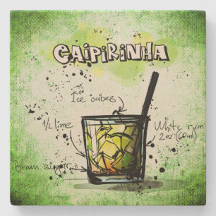 Caipirinha Drink Rezept Steinuntersetzer