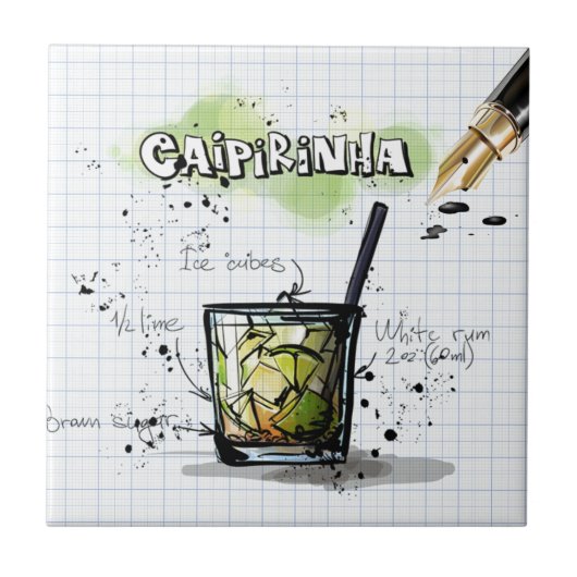 Caipirinha Fliese (Vorderseite)