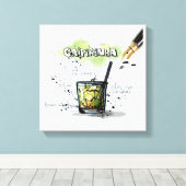 Caipirinha Leinwanddruck (Insitu (Holzboden))