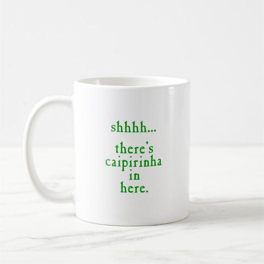 Caipirinha zerteilt kaffeetasse (Links)