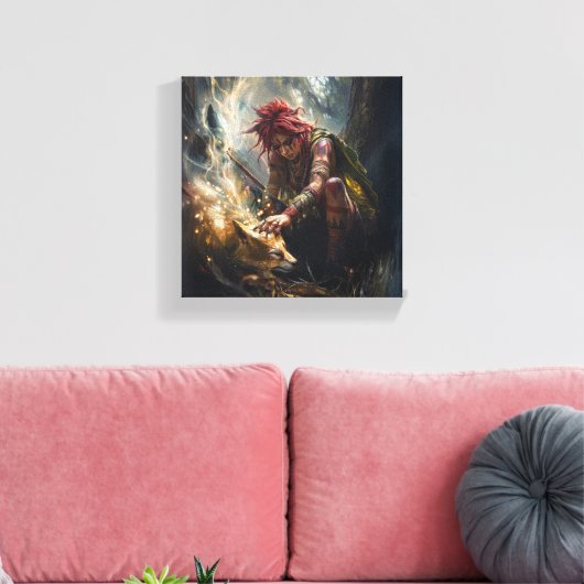 Caipora Leinwanddruck (Insitu (Wohnzimmer))