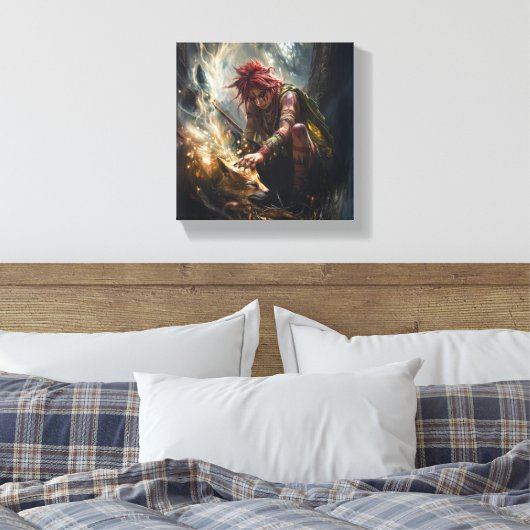 Caipora Leinwanddruck (Insitu (Schlafzimmer))