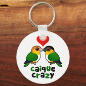 Caique Crazy Schlüsselanhänger (Vorderseite)