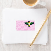 Caique / Lovebird / Pionus / Parrot Liebe Adressaufkleber (Insitu)