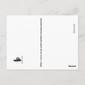 Caique mit Himbeere Postkarte (Rückseite)