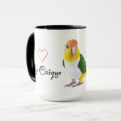 Caique-Papageien-Tasse Tasse (Vorderseite Links)