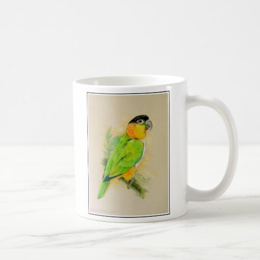 Caique schwarzköpfig kaffeetasse (Rechts)
