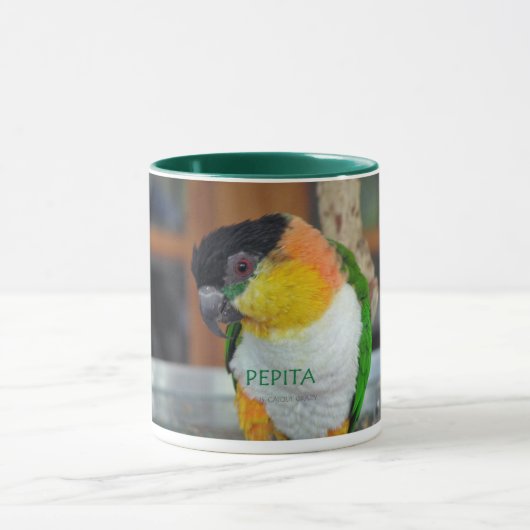 Caique verrückt! tasse (Zentrum)