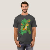 Caique with leaves T-Shirt (Vorne ganz)
