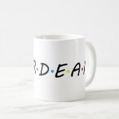 càirdean (friends in Scottish Gaelic -Gàidhlig) Kaffeetasse (VorderseiteRechts)