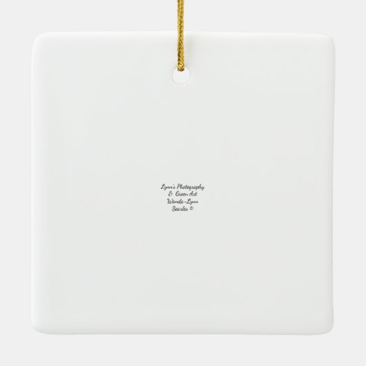 Cairn Art - Keramik Ornament (Rückseite)