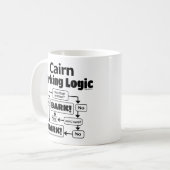Cairn Barking Logic Kaffeetasse (Vorderseite Links)