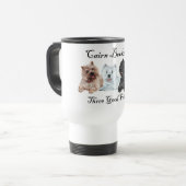 Cairn Bookends, drei gute Freunde Reisebecher (Vorderseite Links)