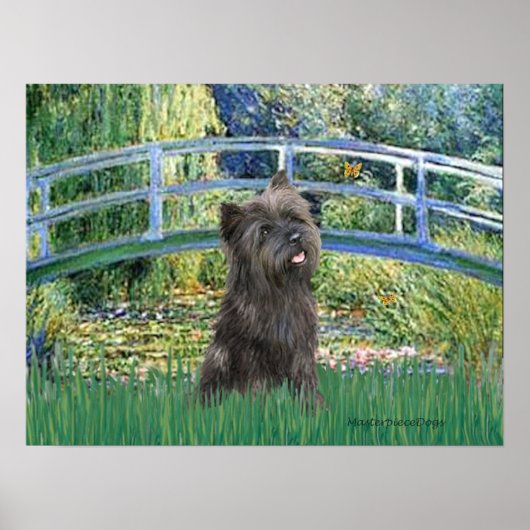 Cairn (Brindle 21) - Lily Pond Bridge Poster (Vorne)