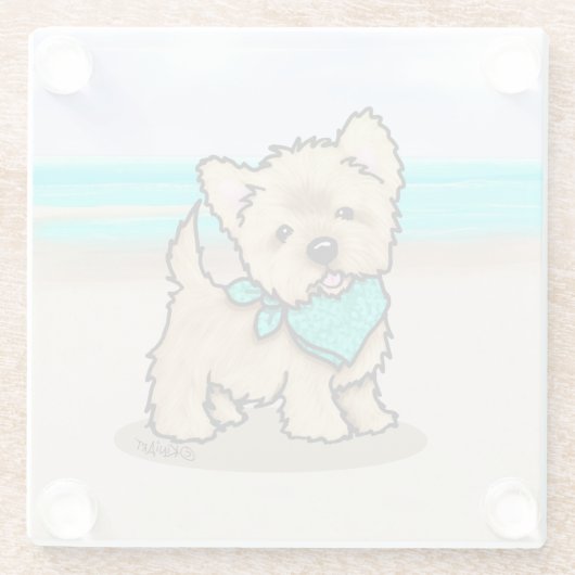 Cairn Cutieface Glass Untersetzer (Rückseite)