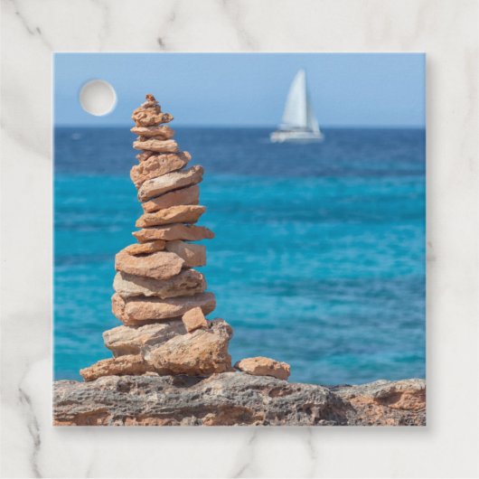 Cairn im Mittelmeer Geschenkanhänger (Vorderseite)
