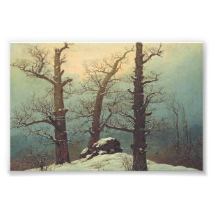 Cairn in Snow von Caspar David Friedrich Fotodruck