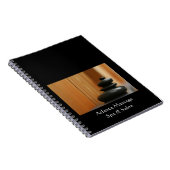 Cairn Massage Stones Foto Notizblock (Rechte Seite)