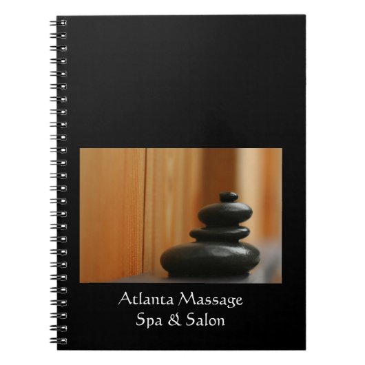 Cairn Massage Stones Foto Notizblock (Vorderseite)
