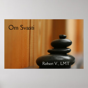 Cairn Mediation Stones Poster