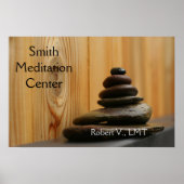 Cairn Mediation Stones Poster (Vorne)