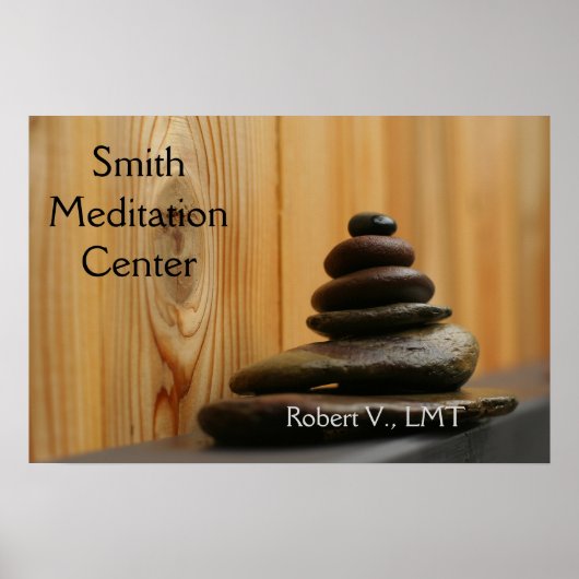 Cairn Mediation Stones Poster (Vorne)