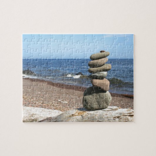 Cairn Mediation Stones Puzzle (Horizontal)