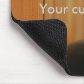 Cairn Meditation Stones und Holz Mousepad (Ecke)