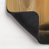 Cairn Meditation Stones und Holz Mousepad (Ecke)