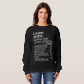 Cairn Mom Nutrition Facts Cairn Dog Owner Sweatshirt (Vorne ganz)