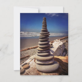 Cairn Stacks Note Card Dankeskarte