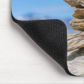 Cairn, Steinturm, Natur Mousepad (Ecke)