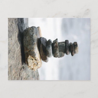 Cairn Stone von der Maine-Küste Postkarte
