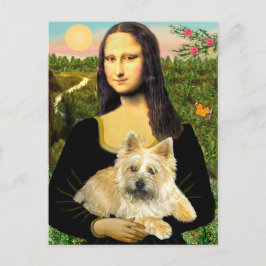 Cairn Terrier 23 - Mona Lisa Postkarte