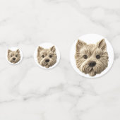 Cairn Terrier 3D Inspiriert Konfetti (Vorderseiten)