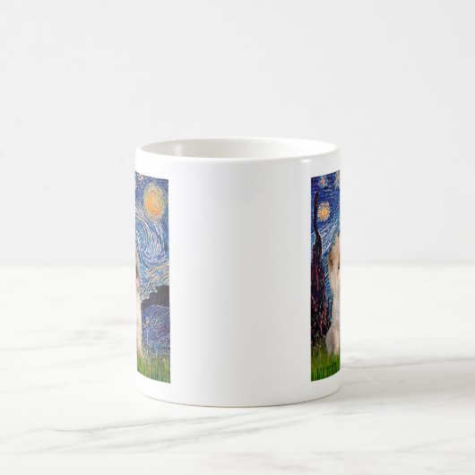 Cairn Terrier 9 - Starry Night Kaffeetasse (Mittel)