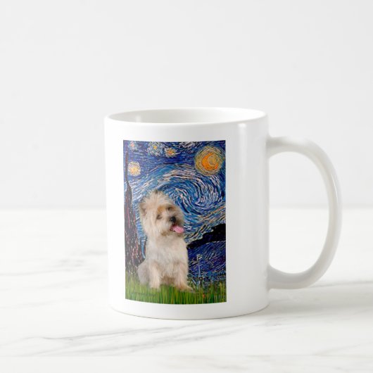 Cairn Terrier 9 - Starry Night Kaffeetasse (Rechts)