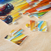 Cairn Terrier Acryl-Kunst: Brindle Cairn Puzzle (Seite)