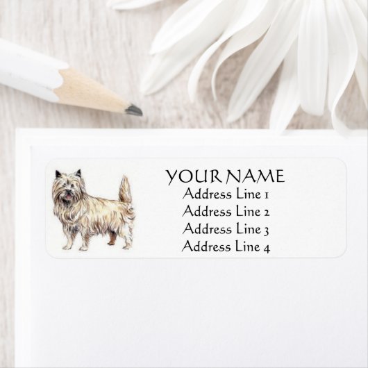 Cairn Terrier Address Labels (Insitu)