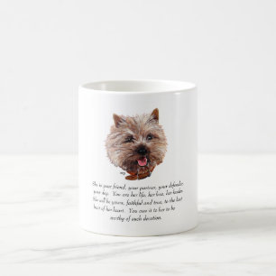 Cairn Terrier Andenken - WEIBLICH Kaffeetasse