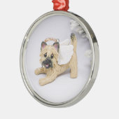 Cairn Terrier Angel Christmas Ornament (Links)