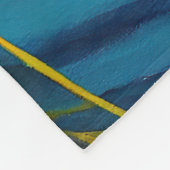 Cairn Terrier auf dem Paddle: Ein Landschaftliches Fleecedecke (Ecke)