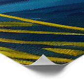 Cairn Terrier auf dem Paddle: Ein Landschaftliches Poster (Ecke)