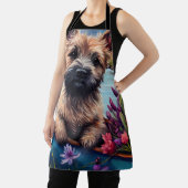 Cairn Terrier auf dem Paddle: Ein Landschaftliches Schürze (InSitu)