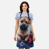 Cairn Terrier auf dem Paddle: Ein Landschaftliches Schürze (Getragen)