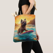Cairn Terrier Beach Surfmalerei Tasche (Von Nahem)