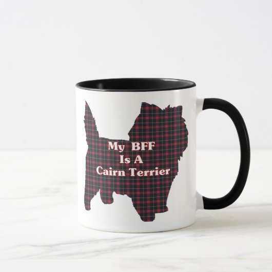 Cairn Terrier BESTE FREUNDIN Tasse (Rechts)