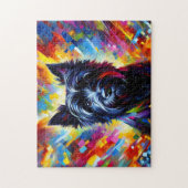 Cairn Terrier: Black Toto Hund Puzzle (Vertikal)